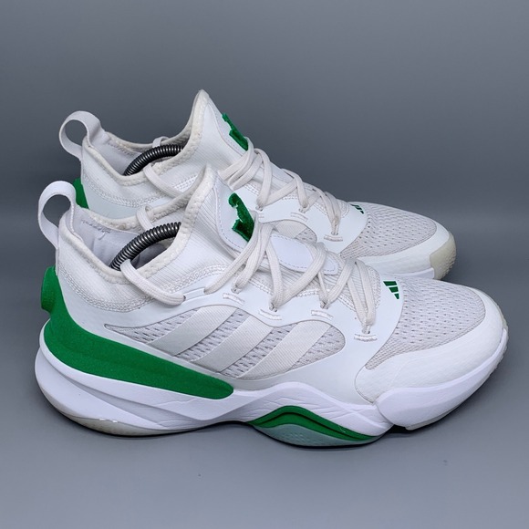 Adidas Mahomes 2 Impact FLX White Green‎ Running Shoes JH8804 Men's Sz 10
